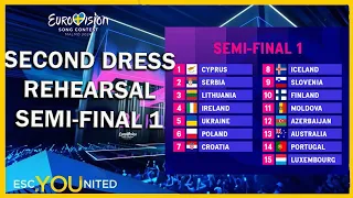 Eurovision 2024: Semi Final 1 - Second Dress Rehearsal Live Stream  DISCUSSION