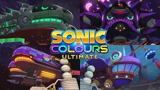 Sonic Colours Ultimate - All Boss Fights & Ending (4K 60FPS)