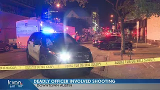 Footage of officer involved shooting near 6th street