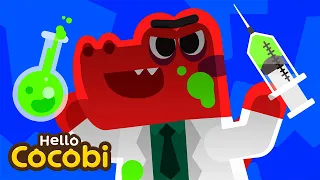 Doctor T-Rex🦖Scary Doctor Checkup Song | Kids Song | Compilation | Hello Cocobi