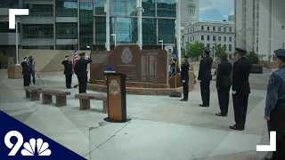 Denver police honor fallen officers with wreath laying ceremony