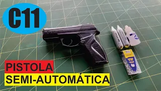 Pistola de Pressão CO2 Rossi C11 4.5  (TESTE DE ALCANCE MÁXIMO)