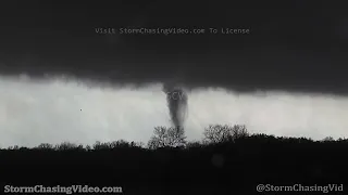 Drill Bit Tornado Spins And Dances On The Ground, Bloomer Arkansas - 4/11/2022
