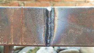not many know the secret technique of welding a square tube in a vertical position | arc welding
