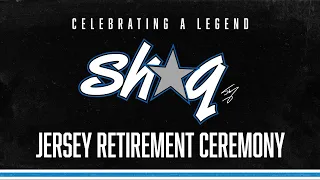 SHAQUILLE O'NEAL ORLANDO MAGIC JERSEY RETIREMENT CEREMONY