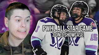 REACTION TO PWHL ALL STAR GAME | 3 ON 3 SHOWCASE FULL HIGHLIGHTS!