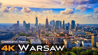 WARSAW 🇵🇱 Warszawa 2024 Drone 4K Aerial  | Poland Polska