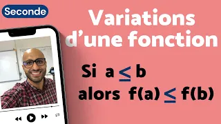 VARIATIONS D’UNE FONCTION - Définition