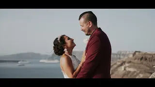 Sogol & Matt Wedding at Cavo Ventus Santorini, by MAGIC VIDEOGRAPHY