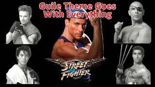 GUILE THEME GOES WITH EVERYTHING [Ryu & Ken vs Sagat & Vega/Balrog in Street Fighter (1994) film]