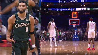 Every Angle Of Jayson Tatum & Joel Embiid's Amazing Shots👀 | February 25, 2023