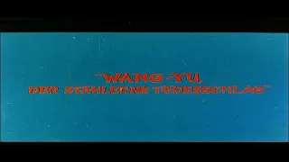 Wang Yu: Der stählerne Todesschlag (1972) - DEUTSCHER TRAILER