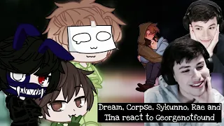 Dream, Corpse, Sykunno, Rae and Tina react to Georgenotfound || (1/1) || Short!rushed || DNF
