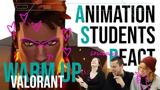 Animation Students React to: WARM UP | VALORANT