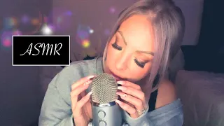 ASMR DELICATE Mic Tapping - Invisible Scratching - Layered Sounds With Whispering & Mouth Sounds 👄