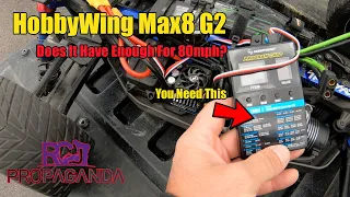 Testing New HobbyWing Max8 G2 In The Traxxas Sledge | Will It Be Enough To Hit 80mph?