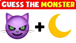 Guess The MONSTER By EMOJI and VOICE | Poppy Playtime Chapter 3 Character & The Smiling Critters