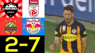 SK Rapid Wien - Red Bull Salzburg 2:7 • Alle Tore und Highlights