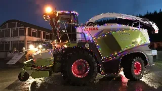 Christmas Tractor Run 2018 Carrick-on-Suir IRL🎄Parade of Lights!