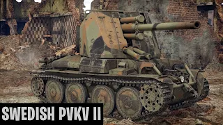 Swedish Pvkv II Tank Destroyer -- It's Good Even Stock - War Thunder Gameplay