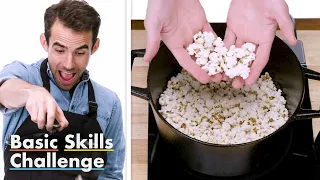 50 People Try to Make Stovetop Popcorn | Epicurious