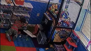 Firefighters rescue boy trapped inside arcade claw machine