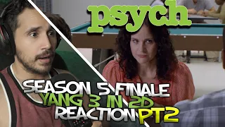 Psych FIRST TIME Reaction | Season 5 FINALE Episode 16 | Yang 3 in 2D Part 2