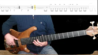 Queensrÿche - I Don't Believe In Love Bass Cover with Playalong Tabs in Video