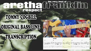 Aretha Franklin - Respect BASS COVER (with tabs and Sheet)