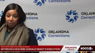 Witnesses describe Donald Grant's execution