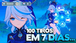 COMO EU FARMEI 15 MIL GEMAS EM 7 DIAS NO GENSHIN IMPACT... (DICAS DE COMO FARMAR TIROS)