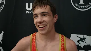 Luke Lilledahl, 2024 U20 Nationals freestyle champion at 57 kg