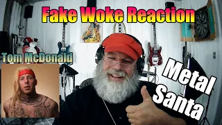 Fake Woke reaction "Metal Santa Reacts"