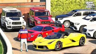 GTA 5- RICH LIFE| COLLECTION ARMOURED FERRARI LA FERRARI FOR LESTER $99999| LAMBORGHINI