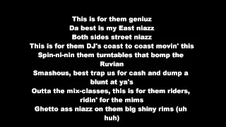 W.C - The Streets ft. Snoop Dogg, Nate Dogg (HD & Lyrics On Screen) Lyrics Uncensored.