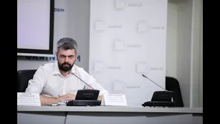 Перша пресконференція голови Українського інституту національної пам'яті Антона Дробовича