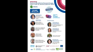 Semana mundial de conscientização sobre o uso de antimicrobianos 2020 / Brasil