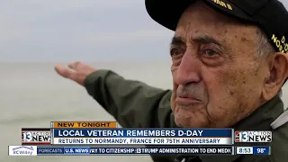 Las Vegas WWII vet returns to Normandy for 75th D-Day anniversary