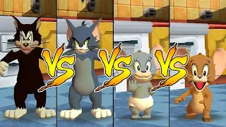 Tom and Jerry in War of the Whiskers Butch Vs Nibbles Vs Tom Vs Jerry (Master Difficulty)