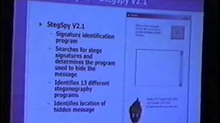 Black Hat USA 2004 - Steganography, Steganalysis, & Cryptanalysis