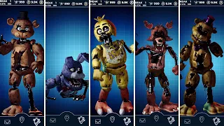 FNAF AR Shattered Animatronics Workshop Animations