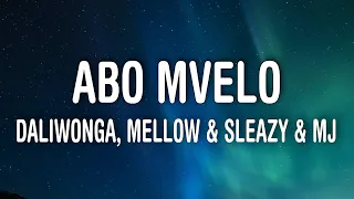 Daliwonga - Abo Mvelo (Lyrics) ft Mellow & Sleazy & MJ