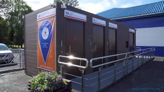 Туалетный модуль "Белград" на станции Танхой Восточно-Сибирской железной дороги