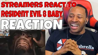 Streamers Meeting Giant Baby in Resident Evil Village REACTION | DaVinci REACTS