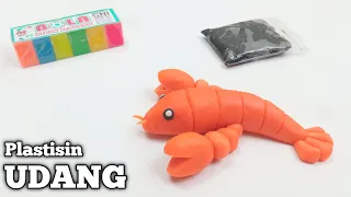 Cara Membuat Patung Udang Dari Plastisin | Kerajinan Dari Plastisin