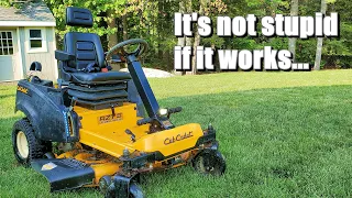 Installing a Vevor Suspension Seat on a Zero-Turn Mower...yes, really,  LOL.