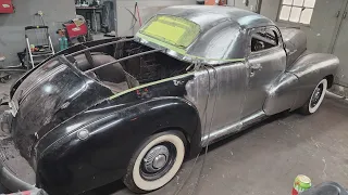 Fabricating the rear | 1948 SEDAN ➜ COUPE conversion