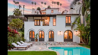 A Captivating Beachfront Spanish Colonial in Santa Monica, Los Angeles