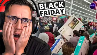 IRISH Shop worker REACTS to The CRAZIEST American *Black Friday* Videos! [INSANE!!]