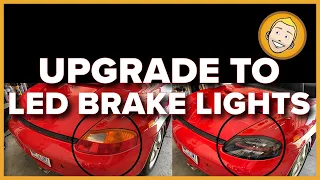 How to INSTALL LED BRAKE LIGHTS | Upgraded my stock tail lights on my 1998 PORSCHE BOXSTER 986 | 718